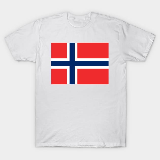 Flag of Norway T-Shirt by COUNTRY FLAGS